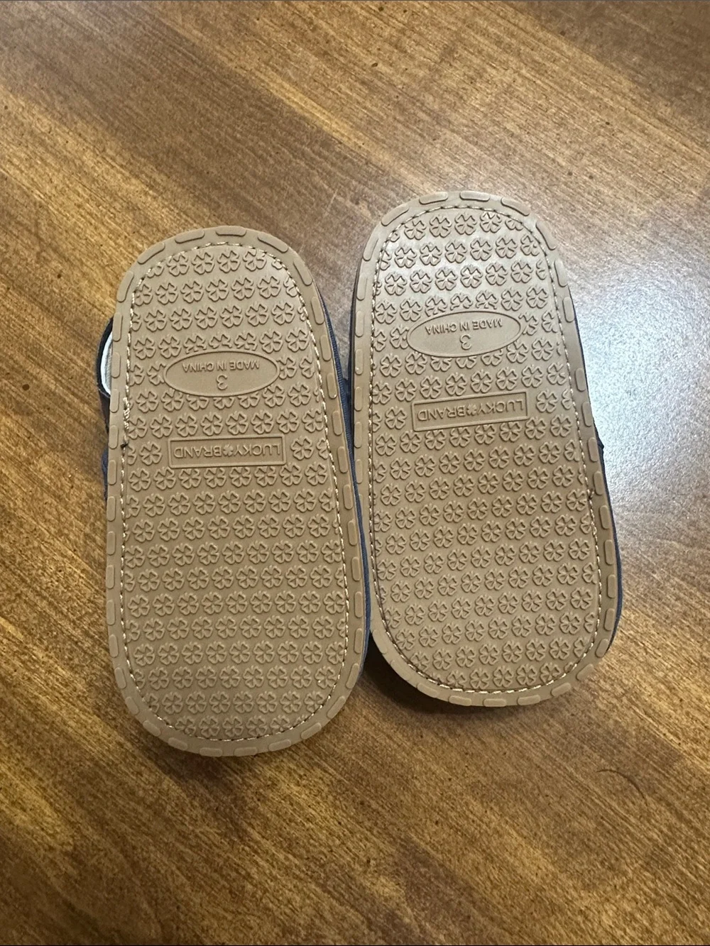 Lucky Brand Navy Woven Baby Fisherman Sandals
